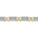 Bracelet Jourdan Rio Acier Bicolore - Bracelets cha&icirc;nes Homme | Marc Orian