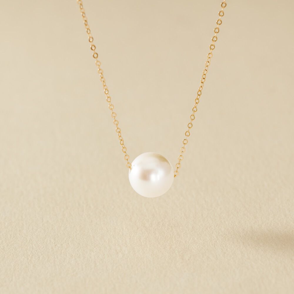 Collier Sissy Or Jaune Perle De Culture - Colliers avec pierres Femme | Marc Orian