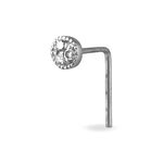 Piercing De Nez Demetrie Or Blanc Diamant - Piercing Nez Femme | Marc Orian