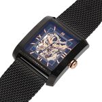 Montre Montignac Square Automatique Noir - Montres automatiques Homme | Marc Orian