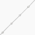 Bracelet Sylvette Argent Blanc Oxyde De Zirconium - Bracelets fantaisie Femme | Marc Orian