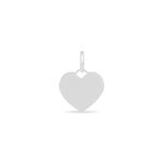 Pendentif Ange Coeur Or Blanc - M&eacute;dailles et m&eacute;daillons Famille | Marc Orian