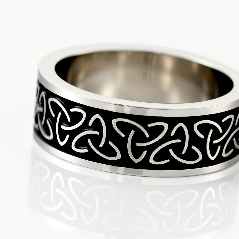 Bague Acier Blanc Ugo - Bijoux fantaisie Homme | Marc Orian