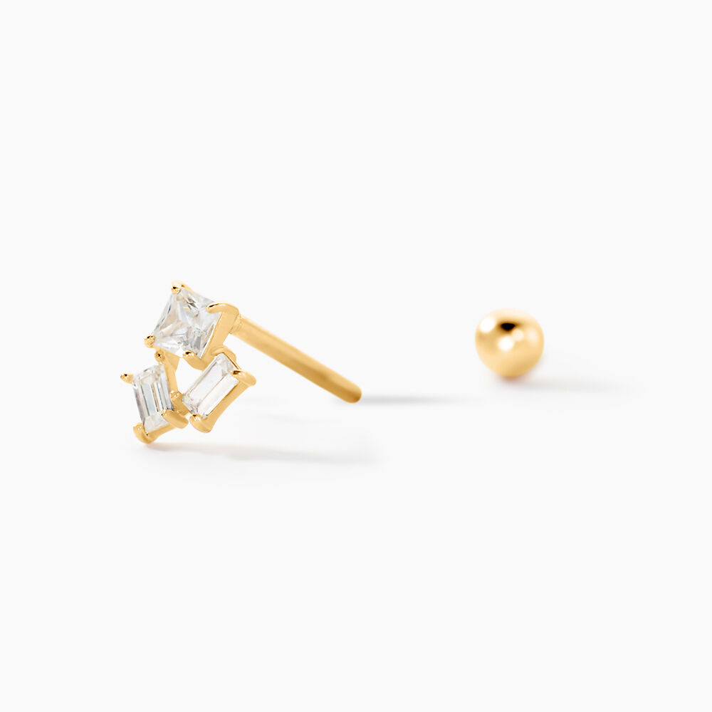 Piercing Geoff Or Jaune Oxyde De Zirconium - Piercings Femme | Marc Orian