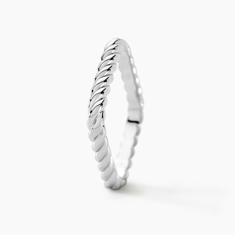 Bague Ocean Argent Blanc - Bijoux fantaisie Femme | Marc Orian