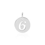 Pendentif Efiso Argent Blanc - Bijoux fantaisie Famille | Marc Orian