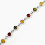 Bracelet Argent Blanc Rosalie Ambres - Bracelets Medailles Femme | Marc Orian