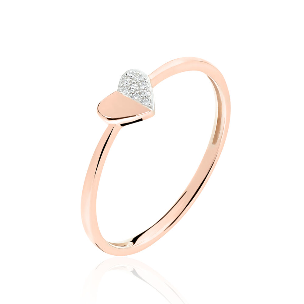 Bague Emilia Or Rose Diamant - Bagues pierres précieuses Femme | Marc Orian