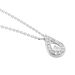Collier Purete Or Blanc Diamant