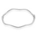 Bracelet Jonc Jennie Ondule Or Blanc - Bracelets joncs Femme | Marc Orian