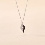 Collier Sculptural Or Blanc Diamant - Colliers avec pierres Femme | Marc Orian