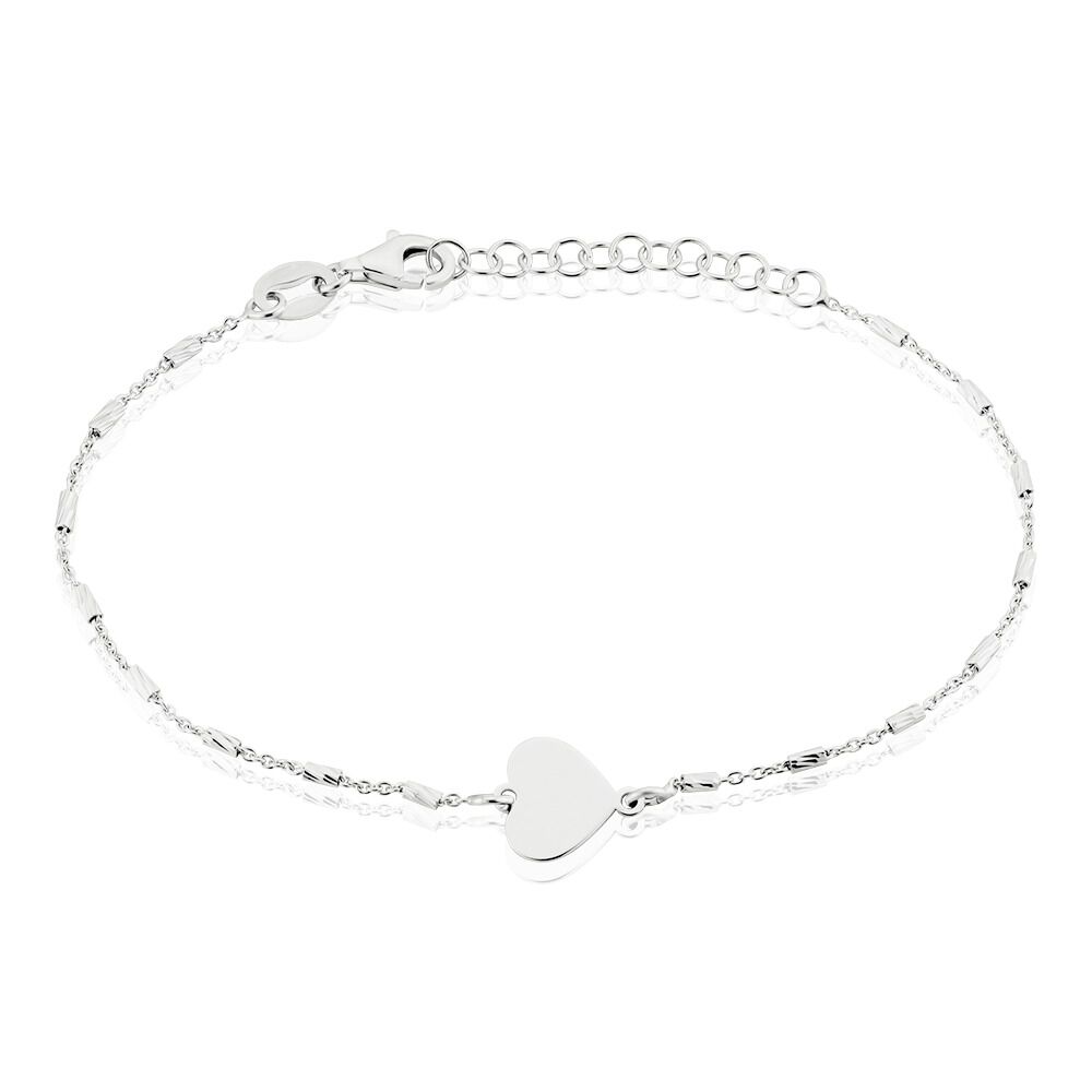 Bracelet Argent Blanc Taneka - Bracelets chaînes Femme | Marc Orian