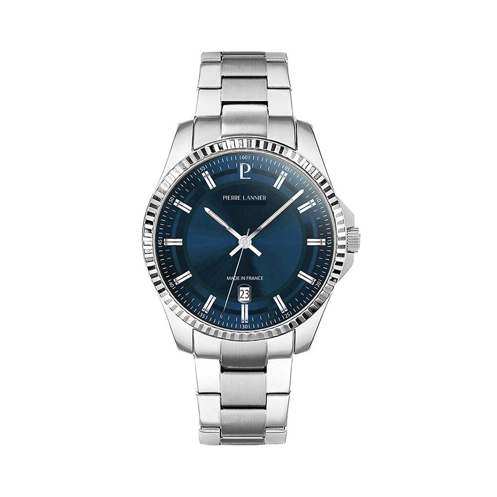 Montre Pierre Lannier Lannier Metropolitain 40 Bleu - Montres &eacute;tanches Homme | Marc Orian