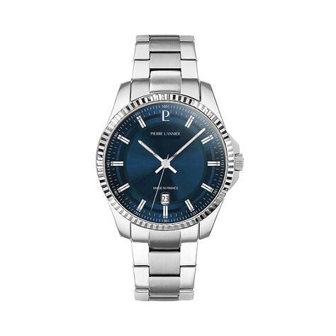Montre Pierre Lannier Lannier Metropolitain 40 Bleu - Montres &eacute;tanches Homme | Marc Orian
