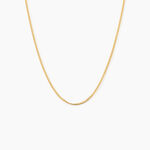 Chaine Ixia Maille Gourmette Diam Argent Dor&eacute; A L'Or 750/1000 - Chaines Unisex | Marc Orian