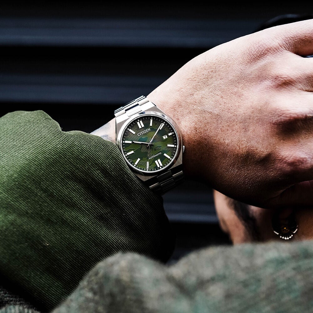 Montre Citizen Tsuyosa Nj0159 Kaki - Montres automatiques Unisex | Marc Orian