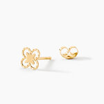 Boucles D'Oreilles Puces Lyss Or Jaune - Puces Femme | Marc Orian