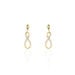 Boucles D'oreilles Pendantes Dunya Plaqué Or Jaune Oxyde De Zirconium - Pendantes Femme | Marc Orian