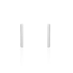 Boucles D'oreilles Puces Tullia Argent Blanc - Puces Femme | Marc Orian