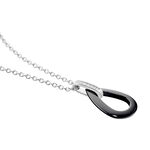 Collier Amaris Argent Blanc C&eacute;ramique Et Oxyde De Zirconium - Colliers avec pierres Femme | Marc Orian