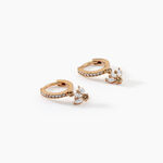 Cr&eacute;oles Coria Plaqu&eacute; Or Dor&eacute; Oxyde De Zirconium - Boucles d'oreilles pampille Femme | Marc Orian