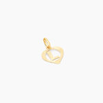 Pendentif Eudocie Coeur Lettre Or Jaune - Pendentifs Femme | Marc Orian