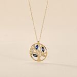 Collier Or Jaune Elsebein Saphirs - Colliers avec pierres Femme | Marc Orian