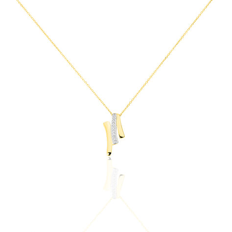 Collier Melia Or Jaune Diamant - Colliers avec pierres Femme | Marc Orian