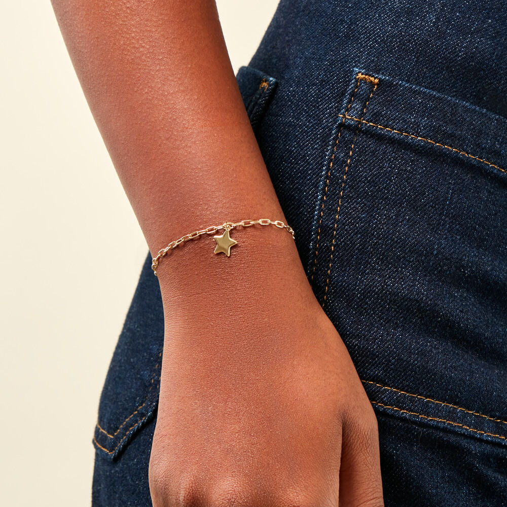 Bracelet Kumari Or Jaune - Bracelets chaînes Femme | Marc Orian