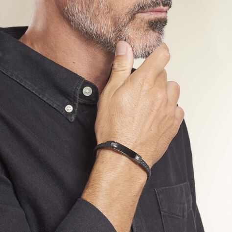 Bracelet Phebus Him Camille Acier Blanc Diamant - Bracelets Homme | Marc Orian