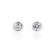 Boucles D'oreilles Puces Talya Argent Blanc Oxyde De Zirconium - Puces Femme | Marc Orian