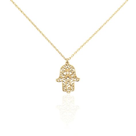 Collier Lucian Plaqu&eacute; Or Oxyde De Zirconium - Colliers avec pierres Femme | Marc Orian