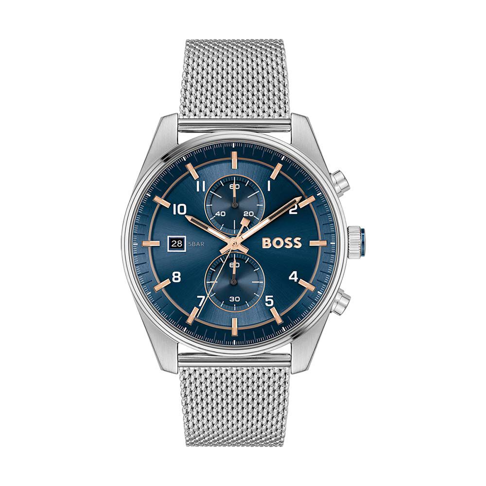 Montre Boss Skytraveller Bleu - Montres étanches Homme | Marc Orian