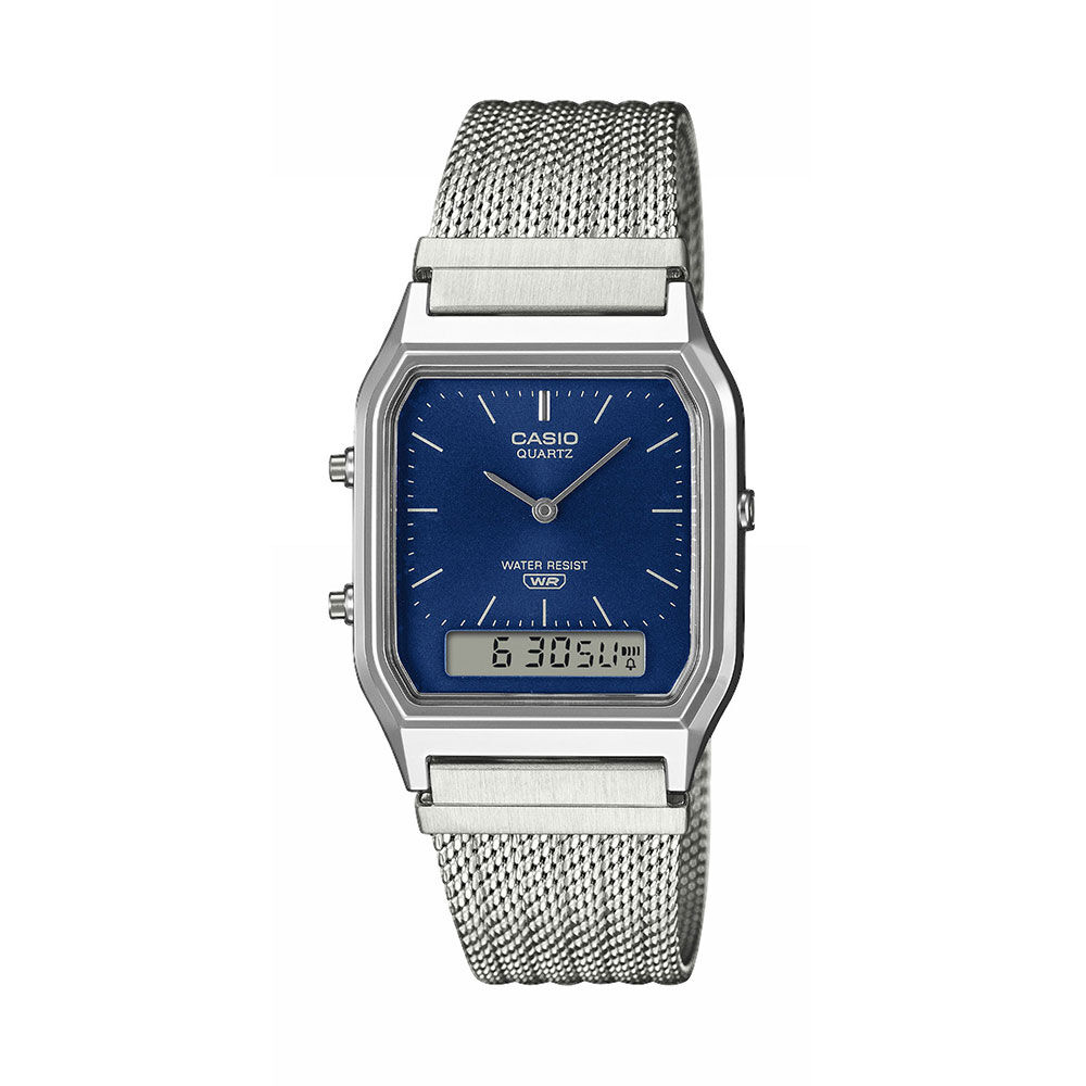 Montre Casio Collection Aq230 Bleu - Montres maille milanaise Unisex | Marc Orian