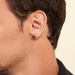 Boucle D'oreille Puce Unitaire Paco Argent Blanc Oxyde De Zirconium - Puces Homme | Marc Orian