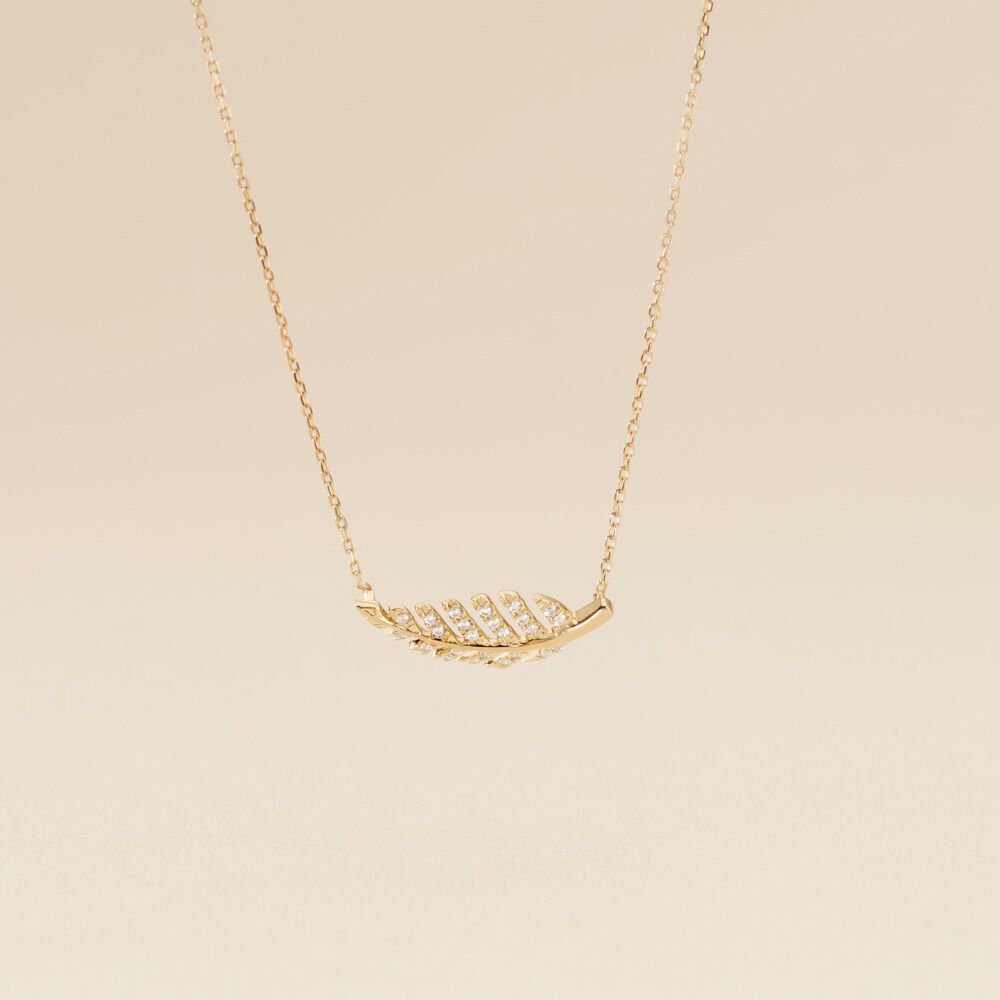 Collier Tourkia Or Jaune Oxyde De Zirconium - Colliers avec pierres Femme | Marc Orian