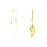 Boucles D'oreilles Pendantes Indian Nature Feuilles Or Jaune - Pendantes Femme | Marc Orian