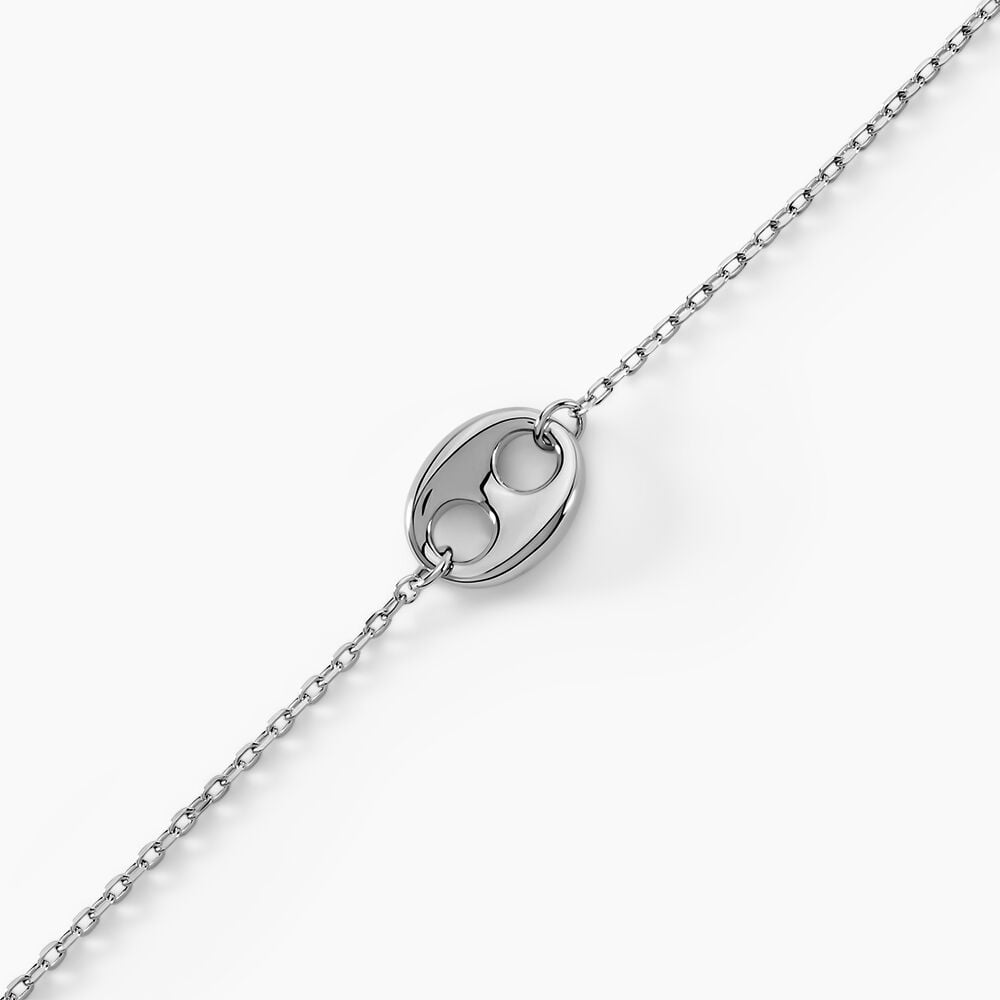 Bracelet Viana Argent Blanc - Bracelets chaînes Femme | Marc Orian