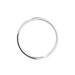 Alliance Junius Ruban Confort Or Blanc - Alliances personnalis&eacute;es Famille | Marc Orian