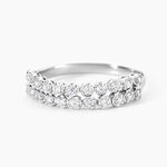 Bague Lexane Argent Blanc Oxyde De Zirconium - Bijoux fantaisie Femme | Marc Orian