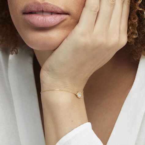 Bracelet Heida Or Jaune Amazonite - Bracelets chaînes Femme | Marc Orian