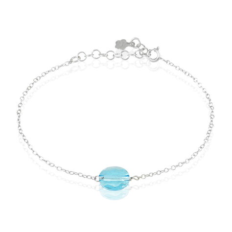 Bracelet Franz Argent Blanc Cristaux De Swarovski - Bracelets chaînes Femme | Marc Orian