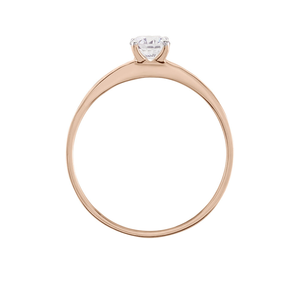 Bague Harem Or Rose Oxyde - Solitaires Femme | Marc Orian