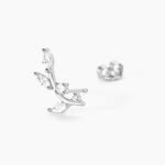 Boucles D'oreilles Puces Milda Argent Blanc Oxyde De Zirconium - Puces Femme | Marc Orian
