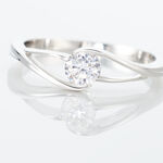 Bague Lysie Argent Blanc Oxyde De Zirconium - Bijoux fantaisie Femme | Marc Orian