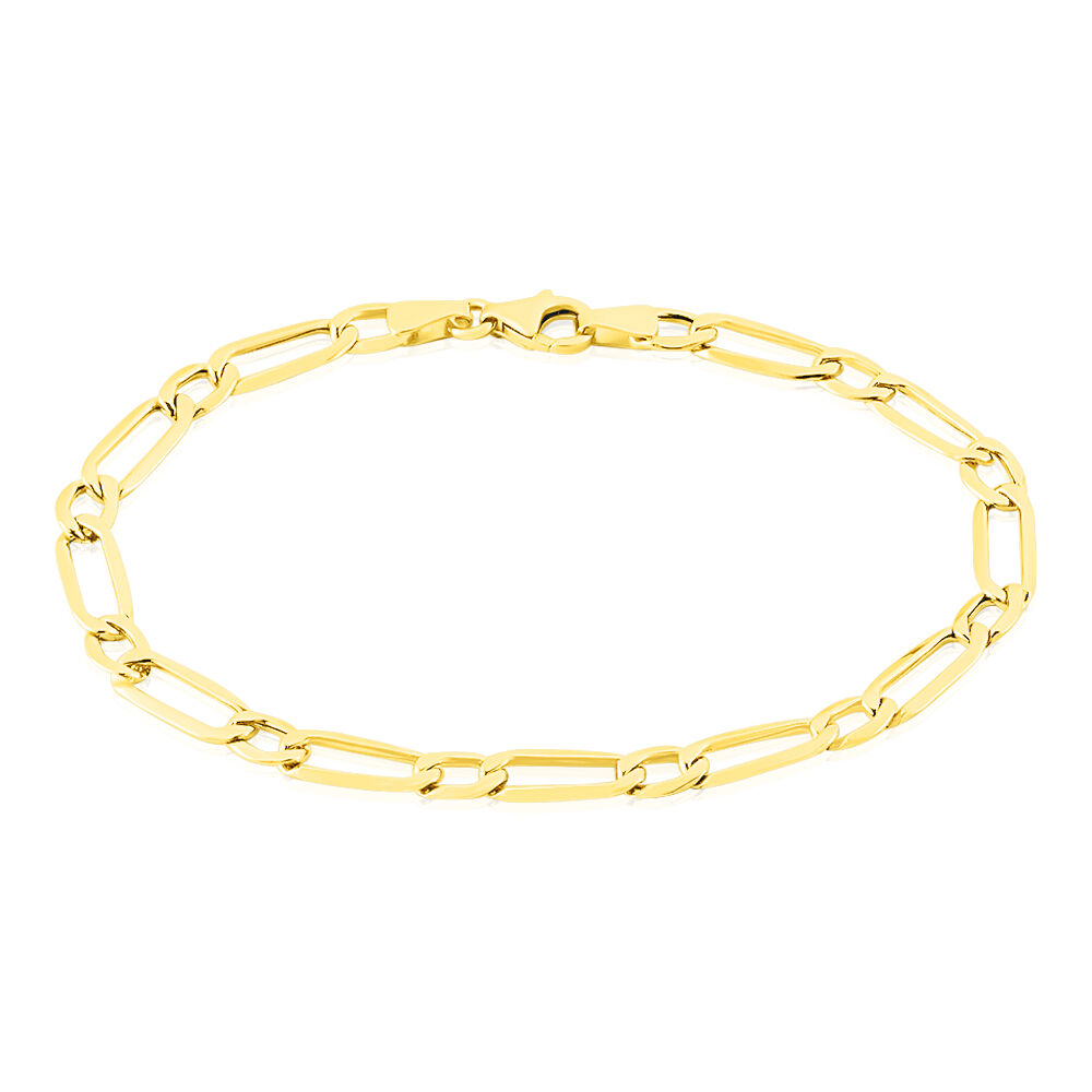 Bracelet Ophelio Maille Alternee 1/1 Or Jaune - Bracelets mailles Femme | Marc Orian