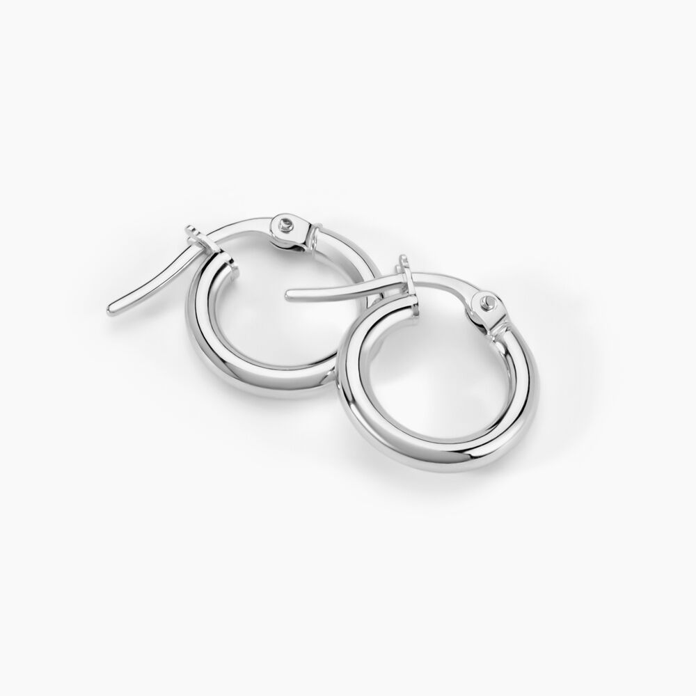 Créoles Verania Or Blanc - Créoles Femme | Marc Orian