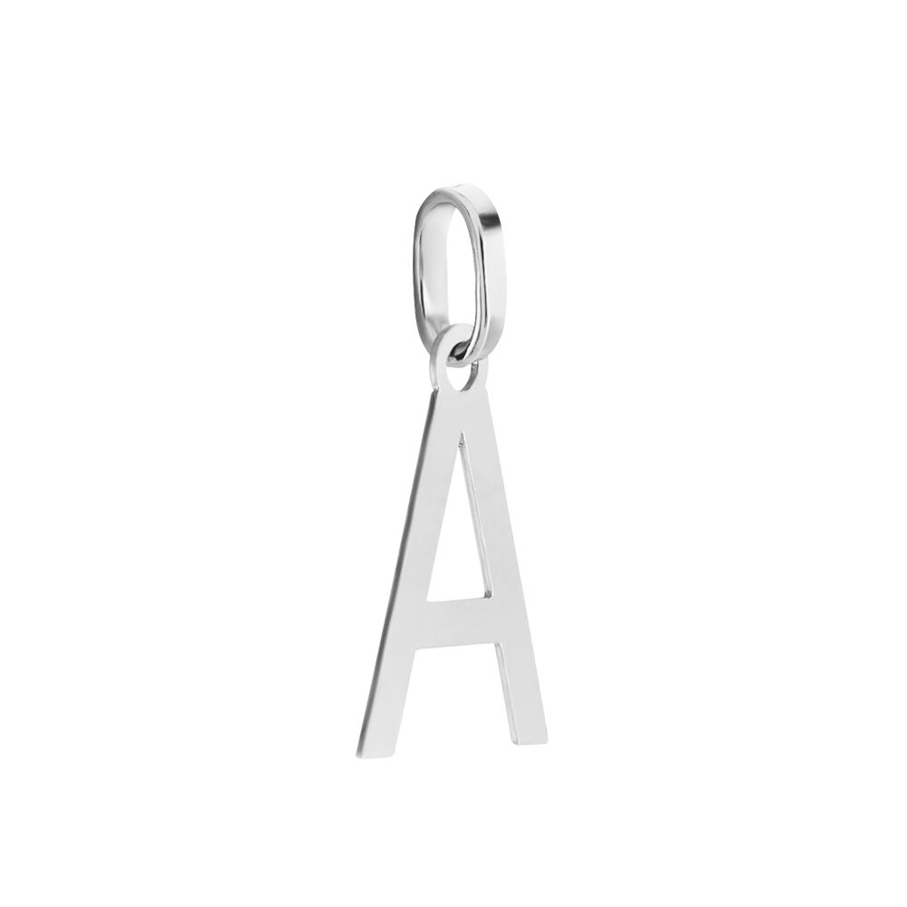 Pendentif Ionia Lettre Or Blanc - Pendentifs Famille | Marc Orian