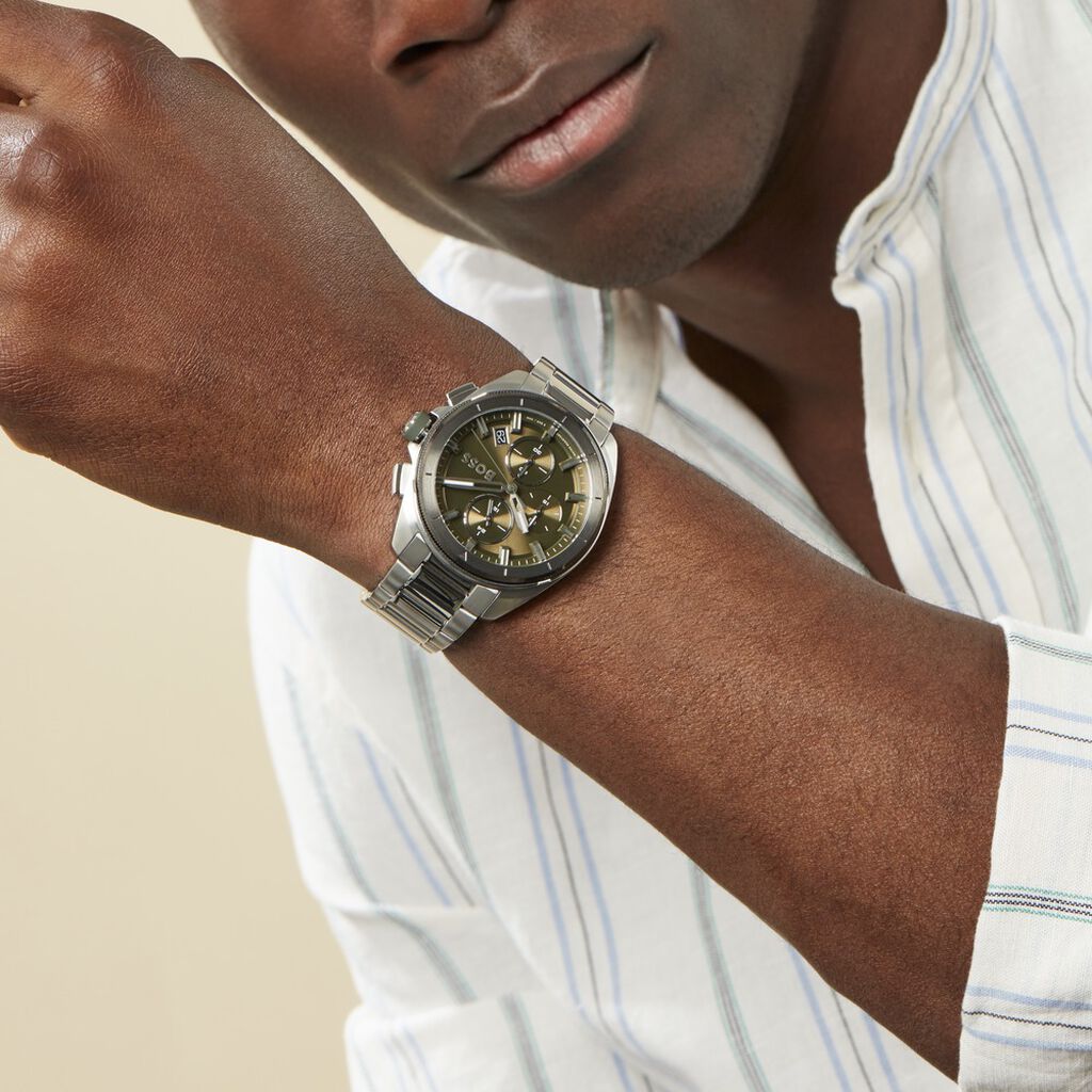Montre Boss Volane Vert - Montres sport Homme | Marc Orian