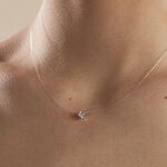 Collier Nylon Argent Blanc Oxyde - Colliers avec pierres Femme | Marc Orian